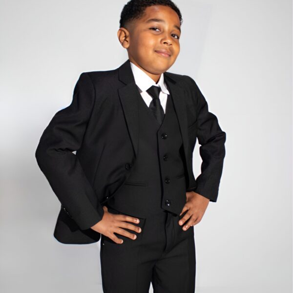 3-Piece Black Suit