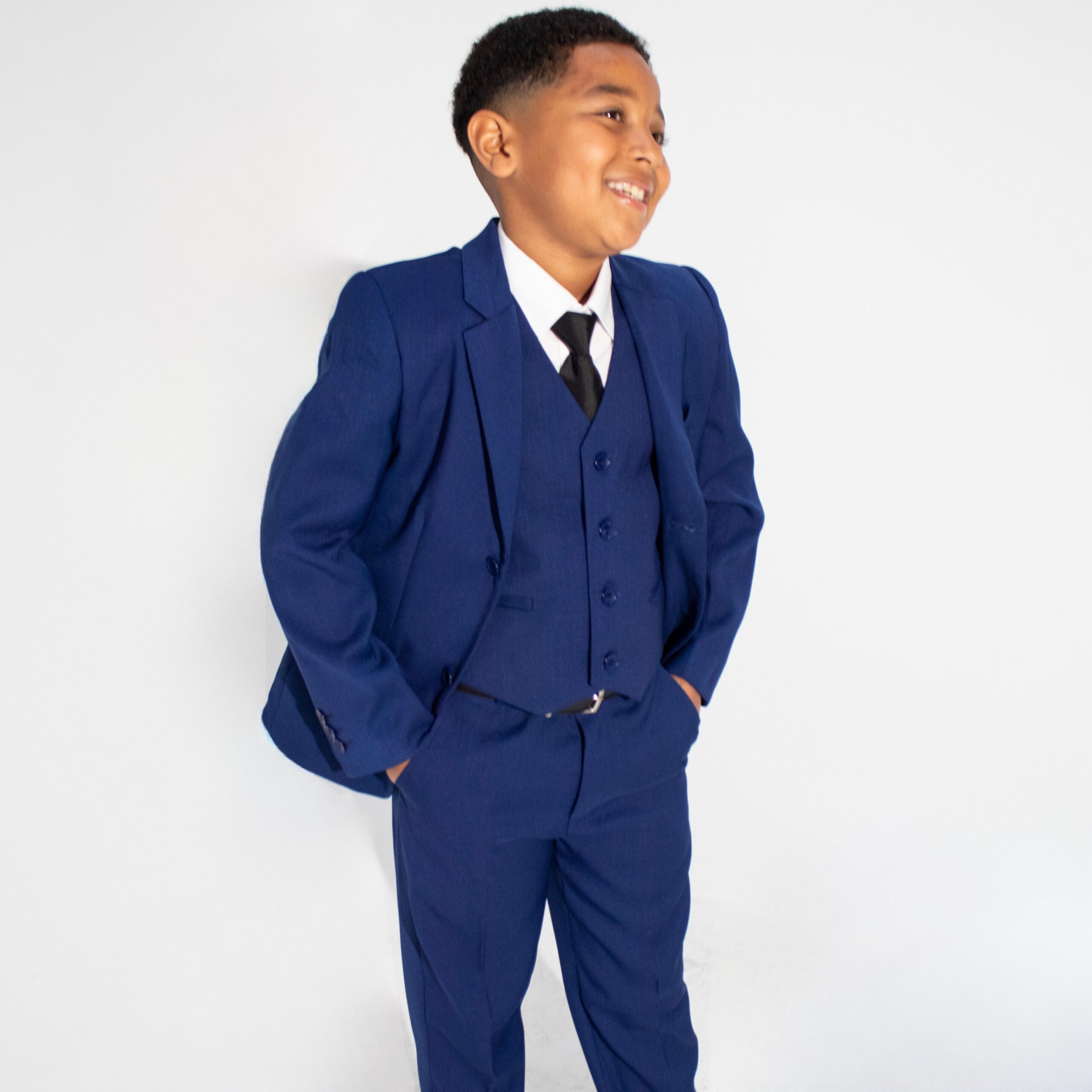 3-Piece Navy Blue Suit