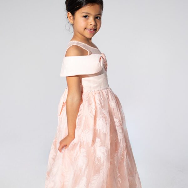 Sleeveless Rose Pink Long Dress